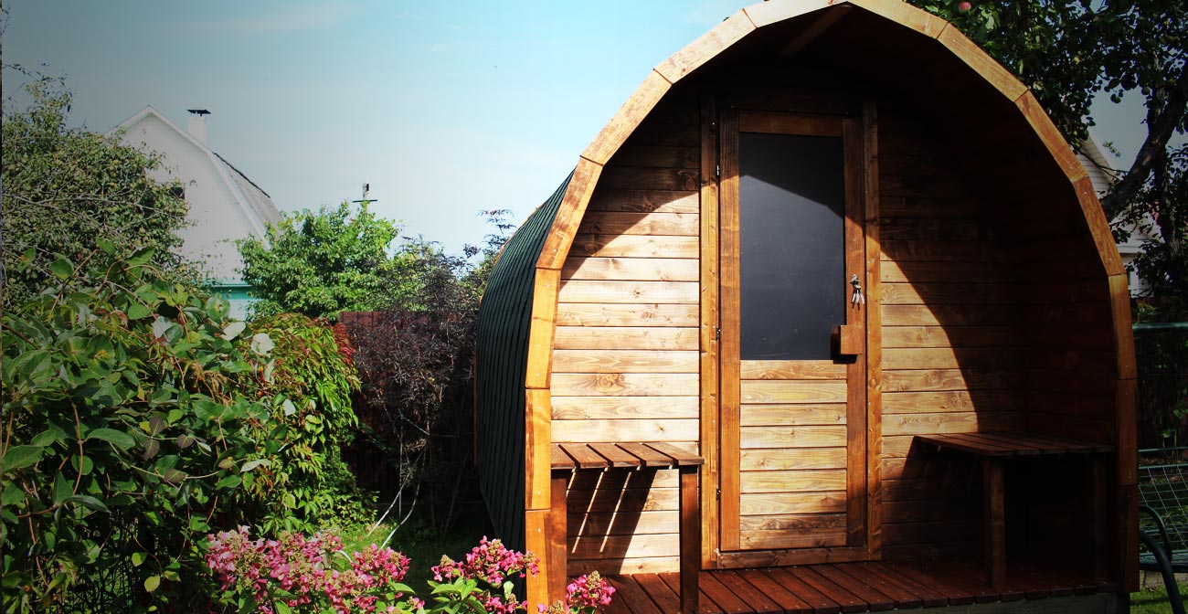 Арочная баня под ключ<br/> от 7150 бел.руб!