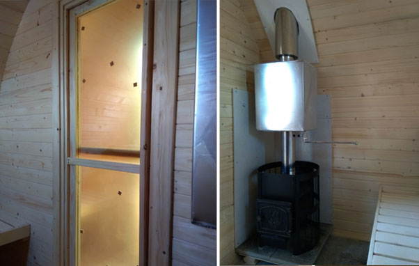 Арочная баня 3,5x2,4 м, деревня Ананичи